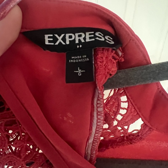 Express Dress Shirt Lace with button back - Picture 3 of 3